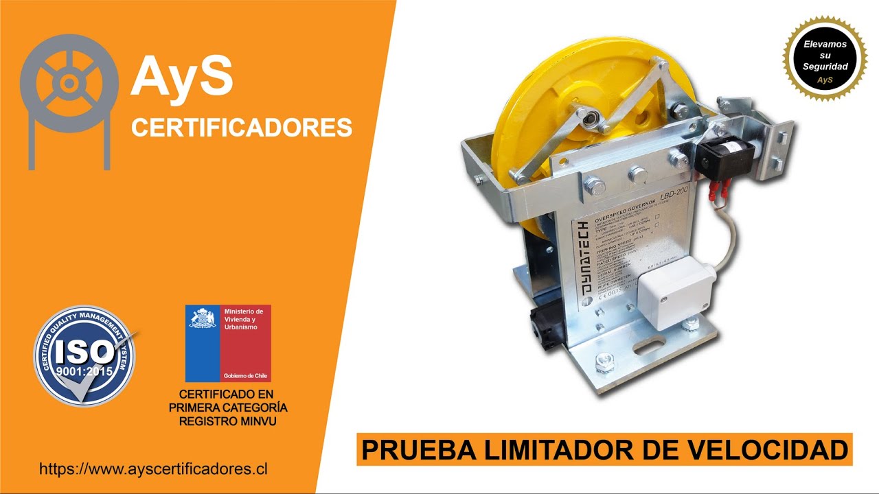 Limitador de Velocidad en ascensores, para qué sirve? qué es?