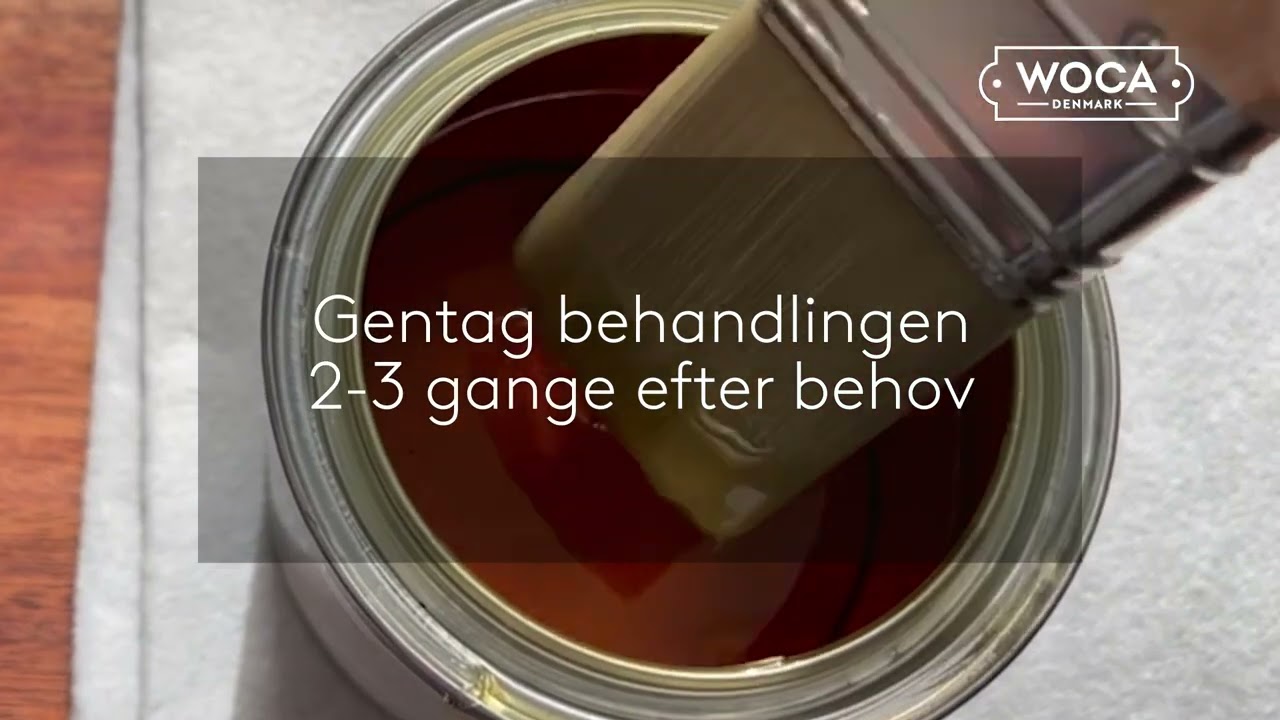 Oliebehandling af køkkenbordplade (WOCA Worktop Oil)