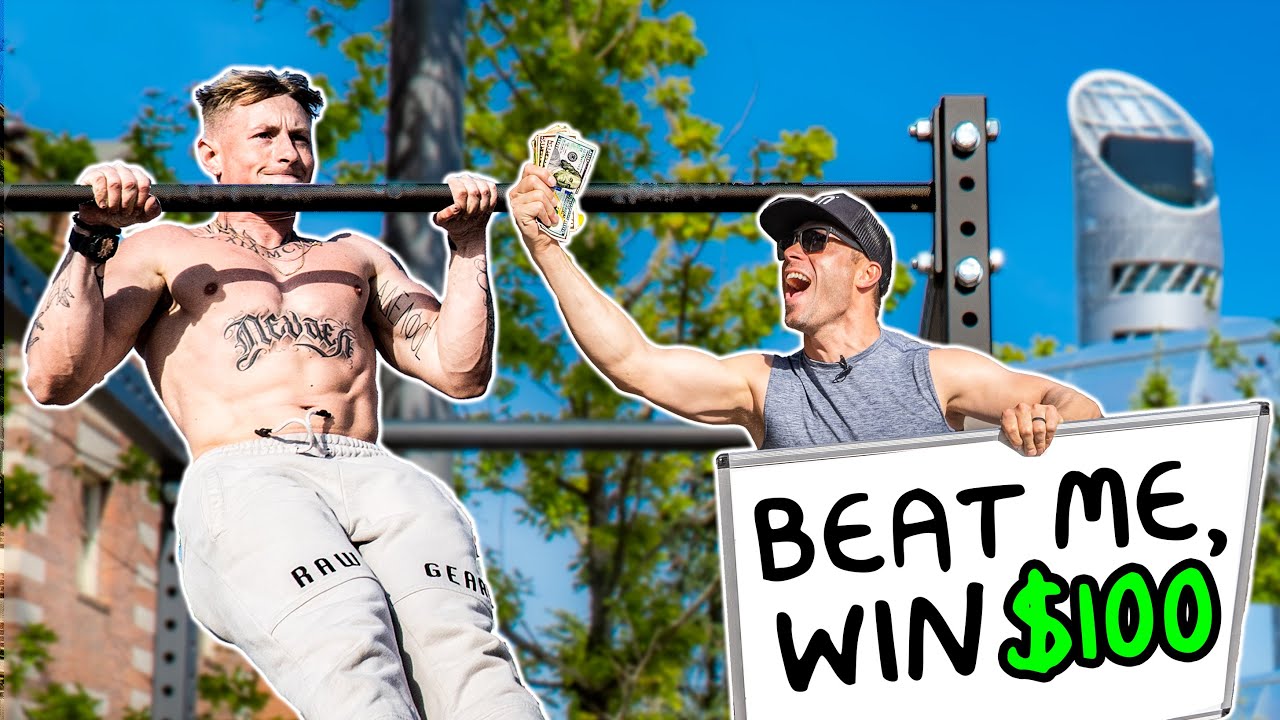 Beat Me at Pull-Ups, WIN $100 vs College Students