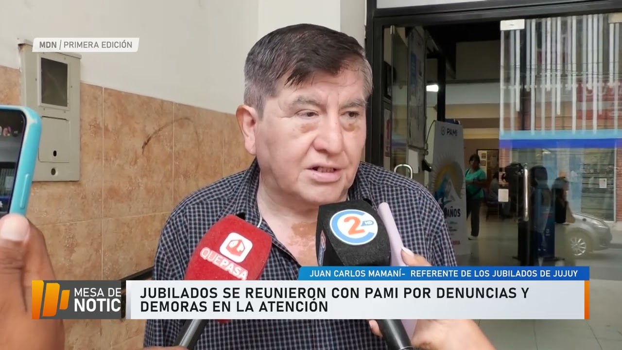 Por denuncias y demoras de atención, jubilados jujeños se reunieron con PAMI