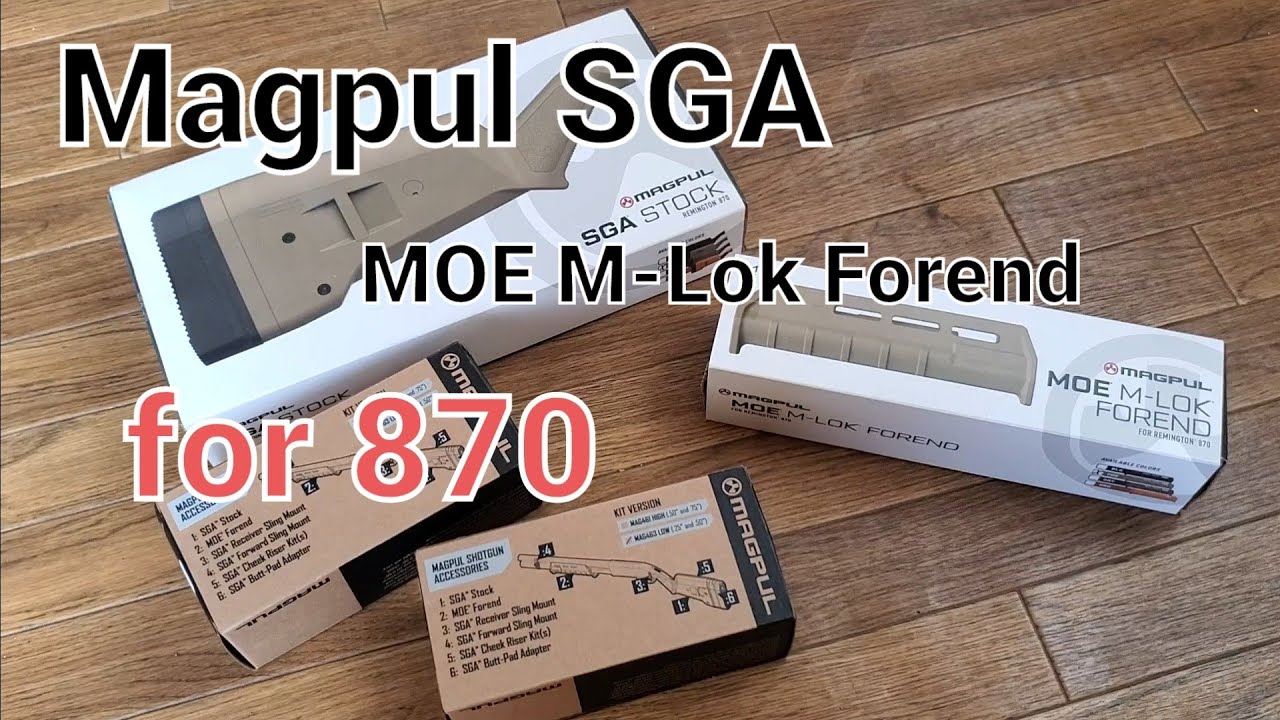 実銃レビュー Magpul SGAストック MOE M-Lok Forend M870