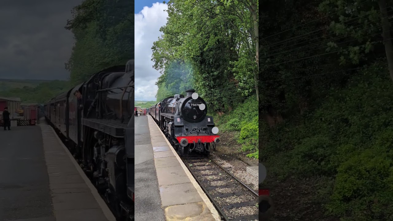 Br 75078 arriving into ingrow west station at the KWVR 