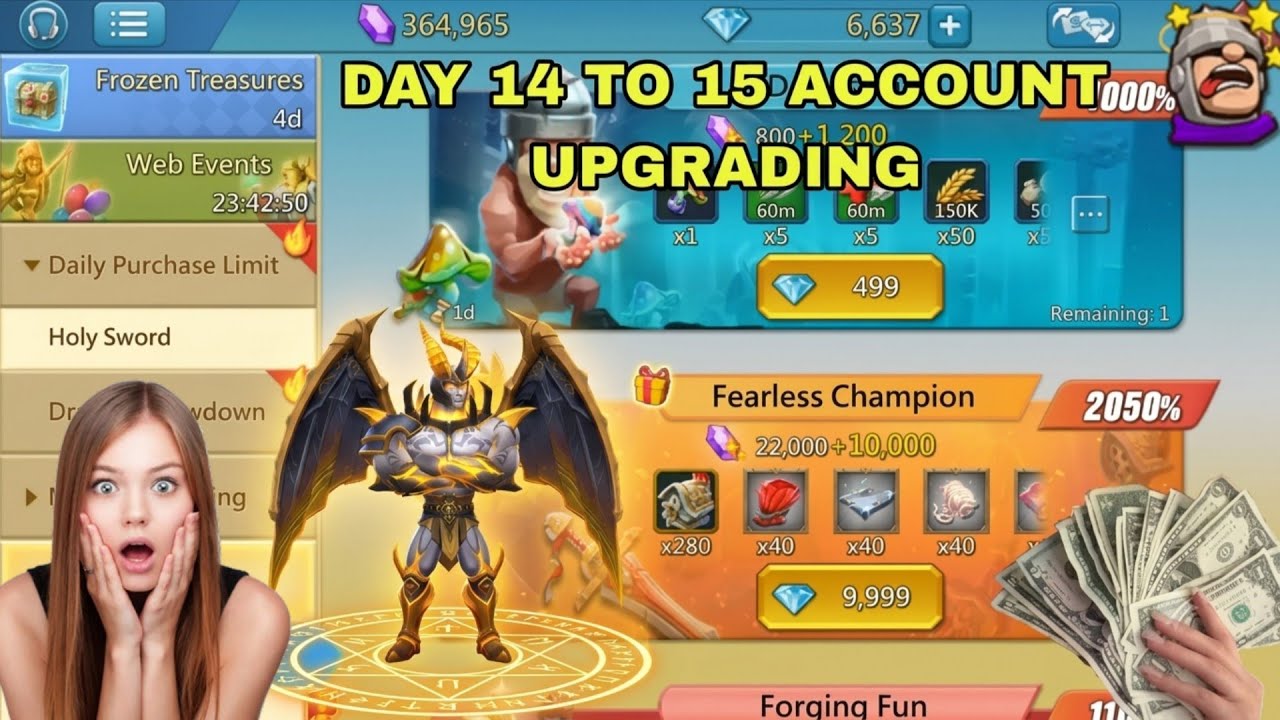 DAY 14 TO 15 NEW ACCOUNT UPGRADING IN KINGDOM 2011 LORDS MOBILE #lordsmobile 