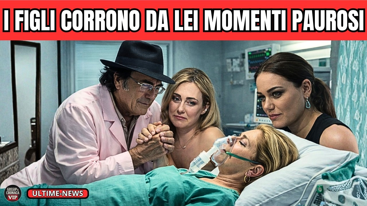 ROMINA POWER IN OSPEDALE: I FIGLI CORRONO DA LEI MOMENTI DI GRANDE PAURA!
