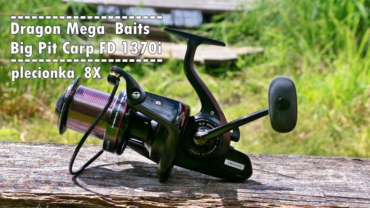 Dragon Mega Baits Big Pit Carp FD 1370i / plecionka Carp 8X / Prezentacja
