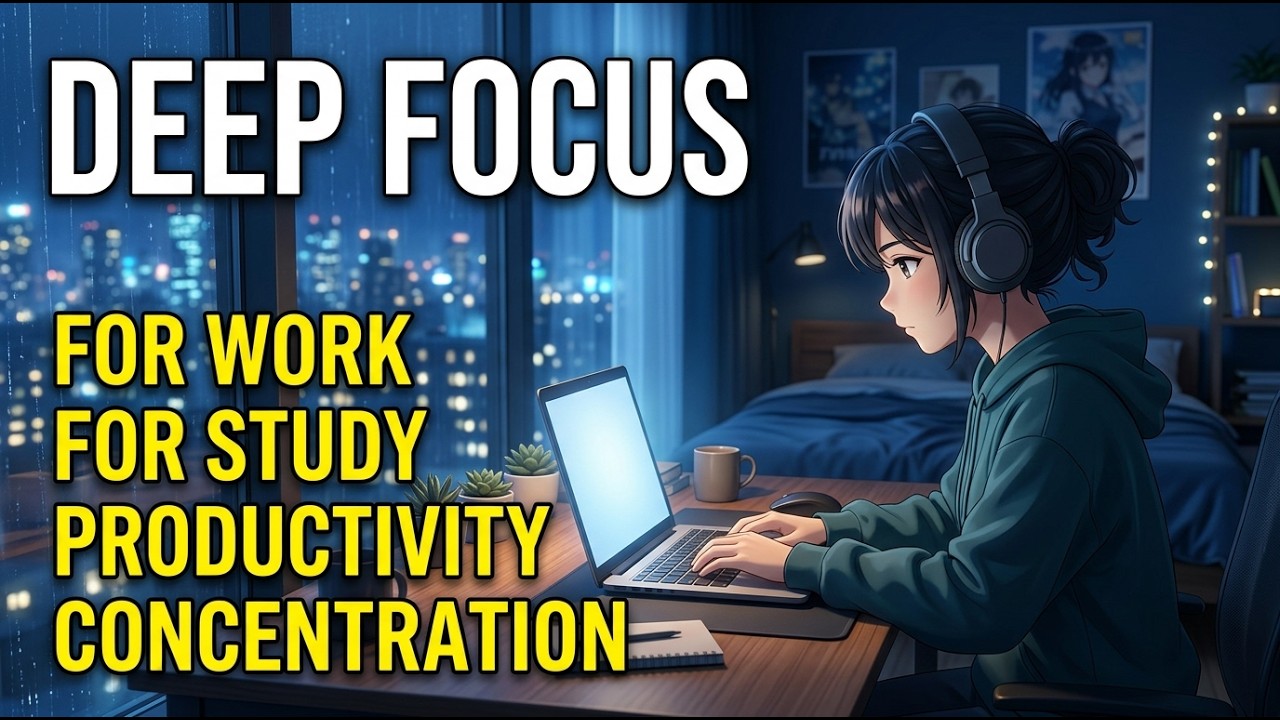 🔴 LIVE Focus Music for Work | Ambient Background to Stay in Flow