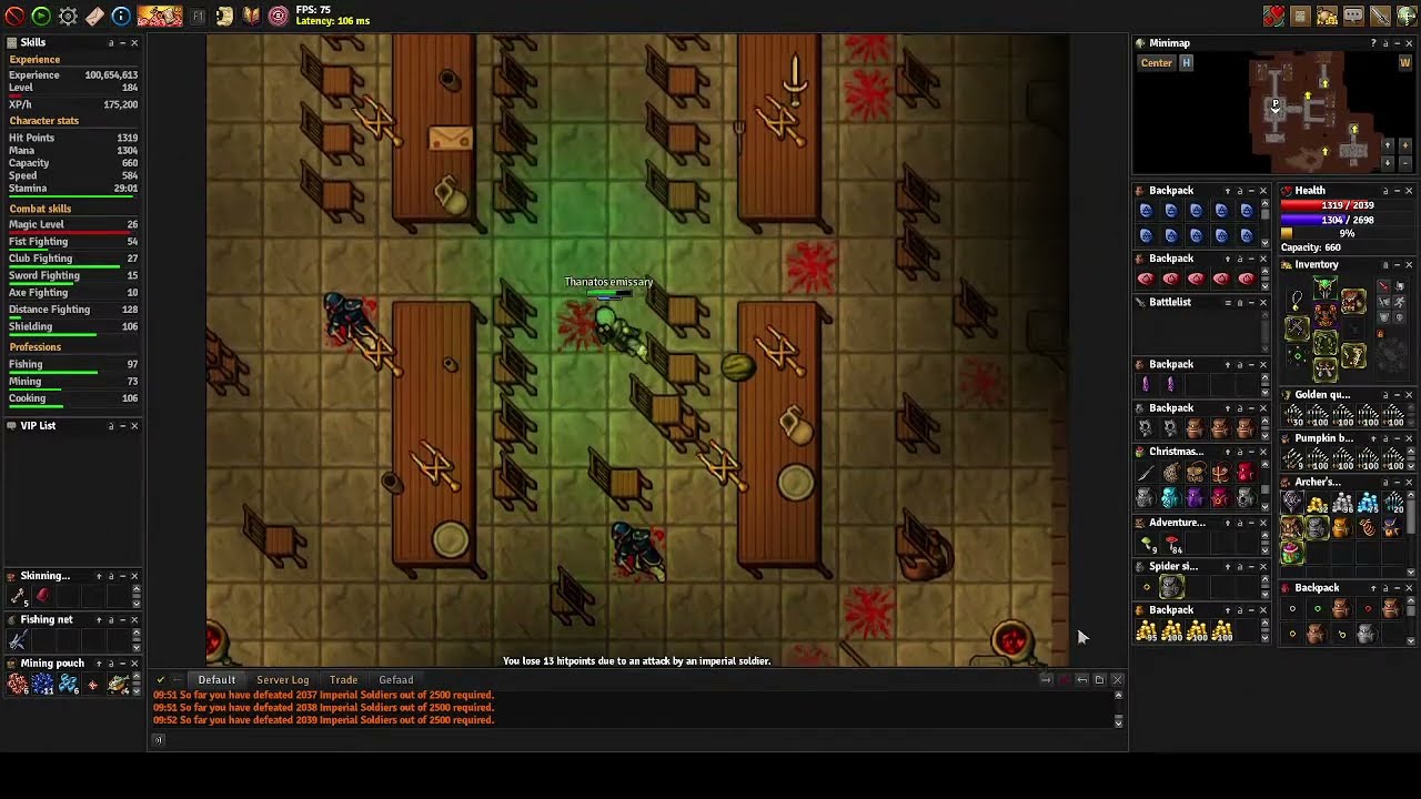 Medivia - Mission 15 - Imperial Soldiers Task - Free Account