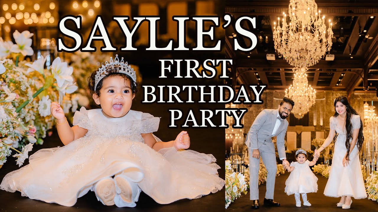Saylie’s First Birthday celibration in South Korea 🎉 / අපේ පුංචි සුරංගනාවියගේ පළවෙනි උපන්දින සැමරුම