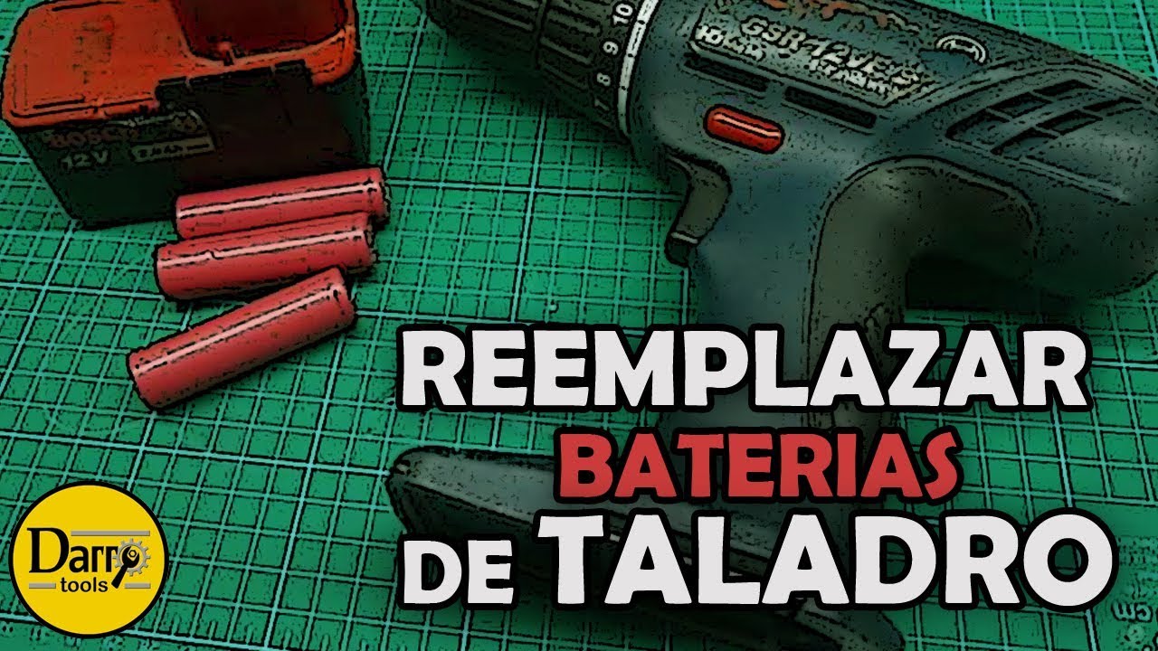 Reemplazar baterías de taladro (Ni Cd por Litio)