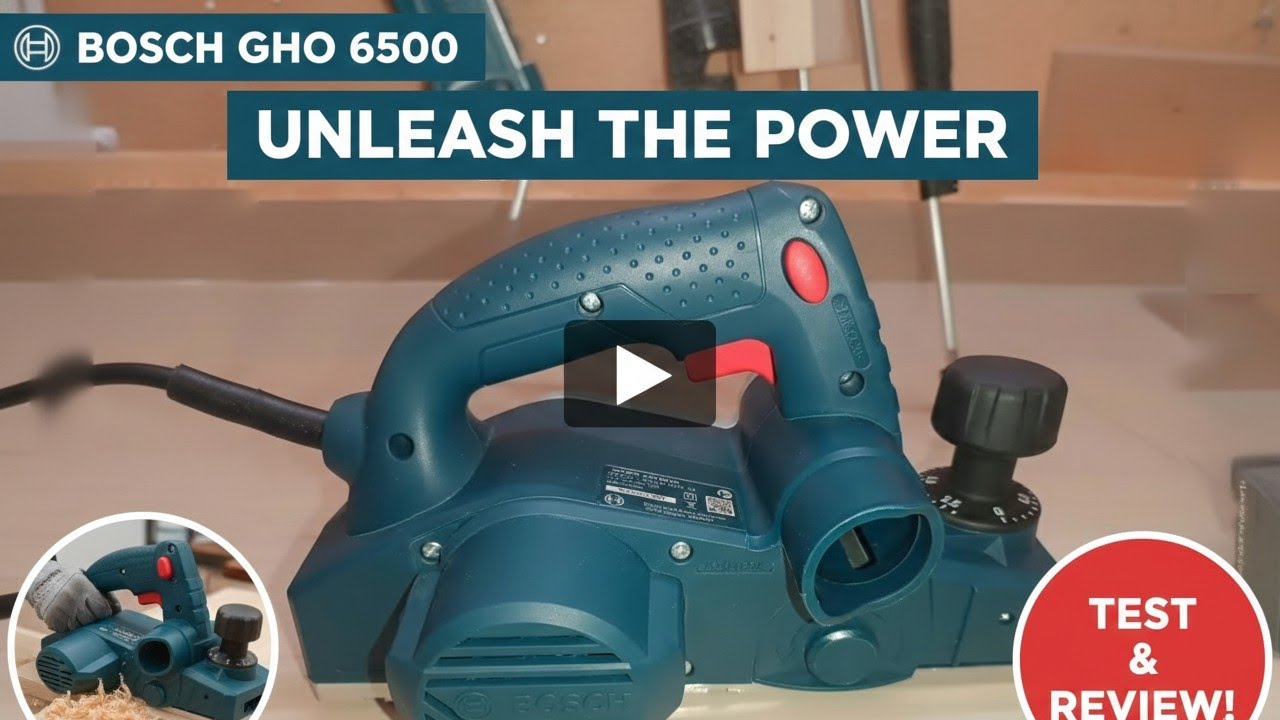 Bosch GHO 6500 Electric Planer, 650W, unboxing