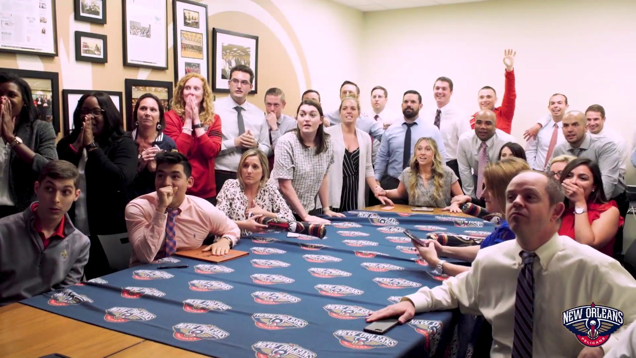 Pelicans Staff Reacts to Lottery Win, Zion Williamson | 2019 NBA Draft Lottery Reactions