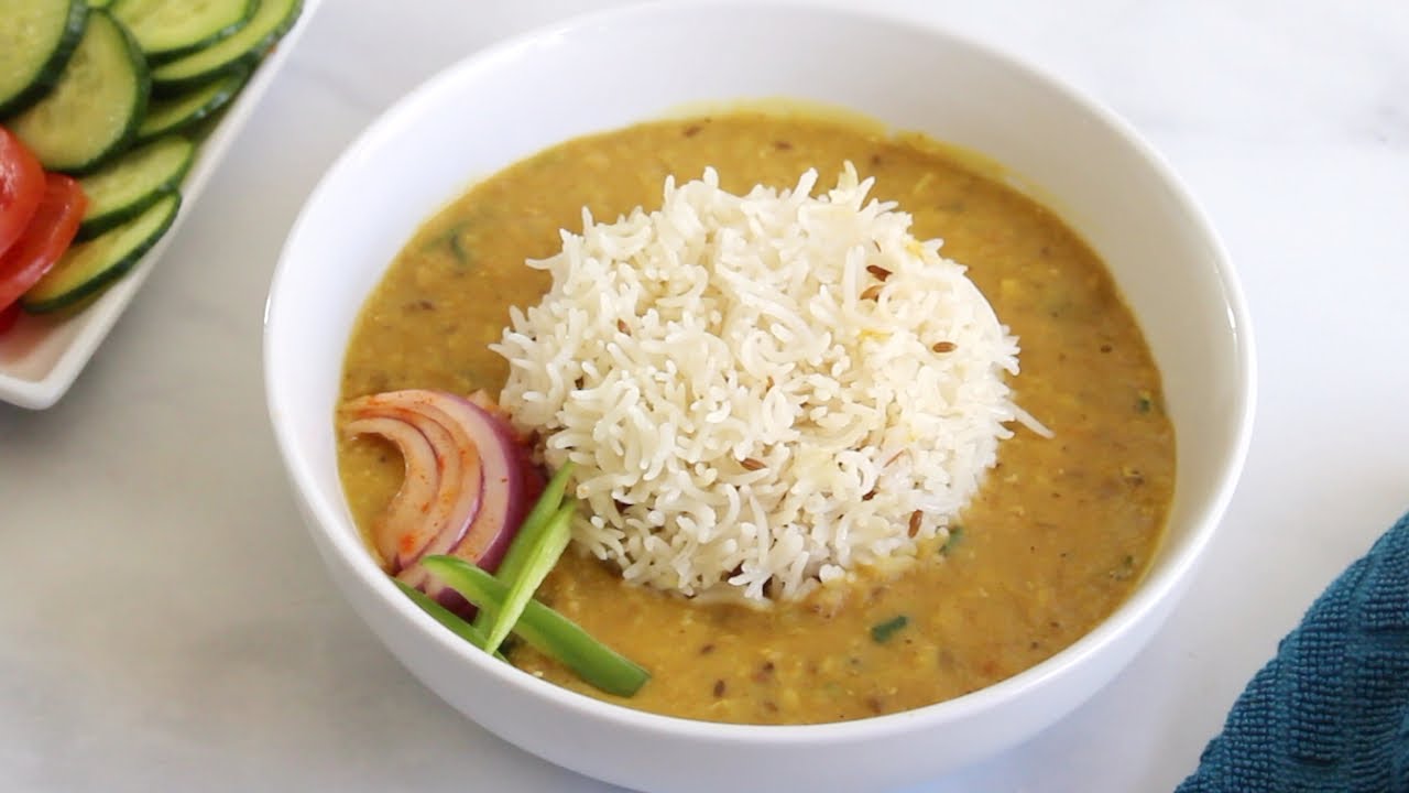 Moong Masoor Dal in Instant Pot | How to cook Dal Rice together in Instant Pot | Dal Chawal Recipe