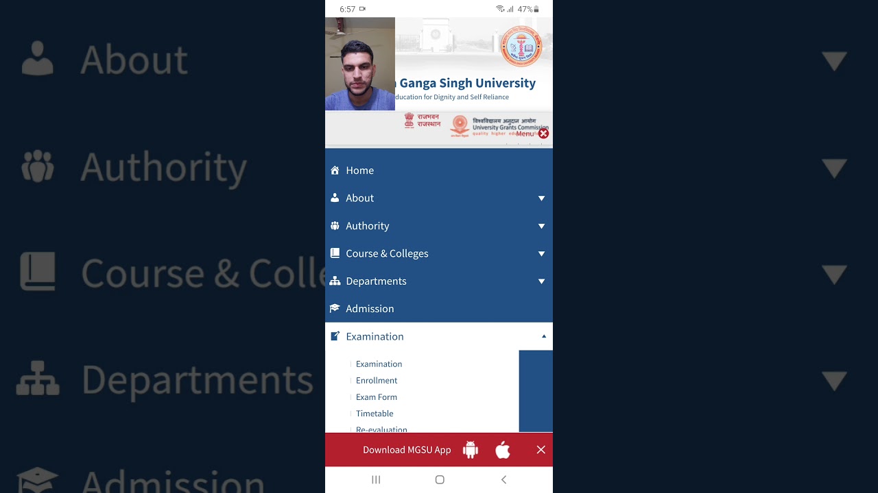 how to check final year  results 2020||mgsu bikaner||bsc,ba,b.com,msc.,m.com,ma||2020||#UNIQUESTUDY