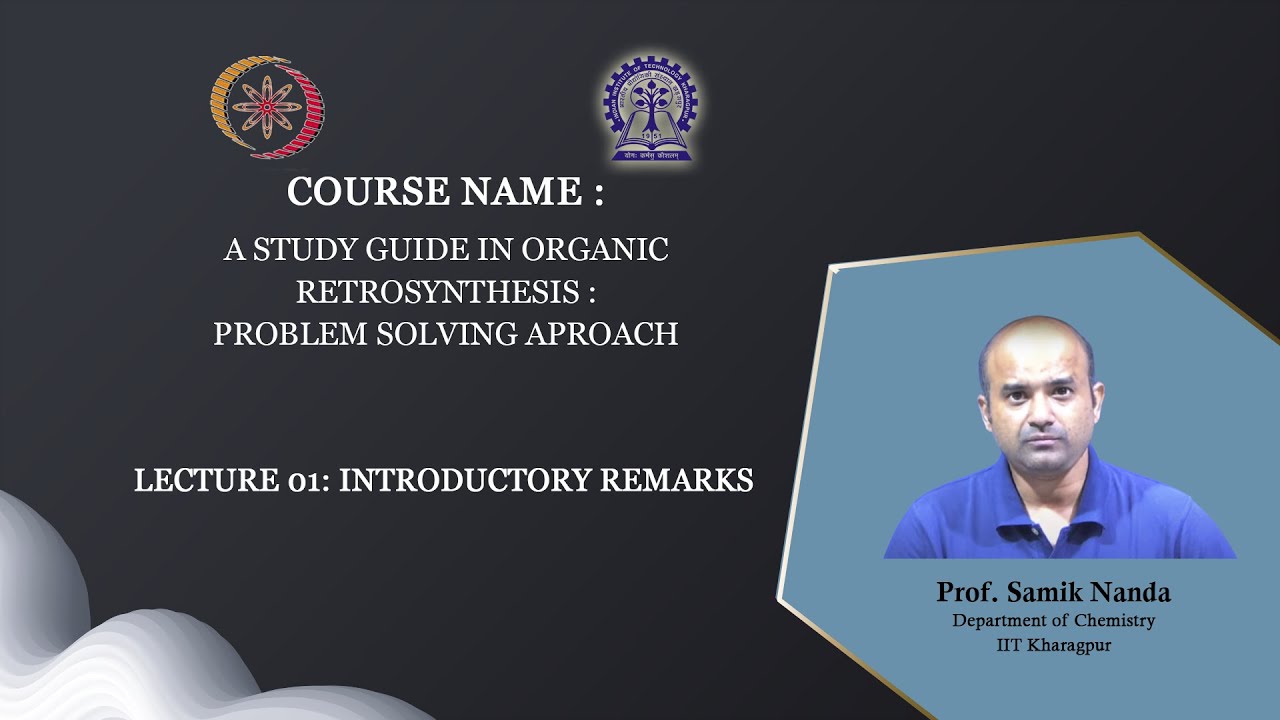 Lecture 1 : Introductory Remarks