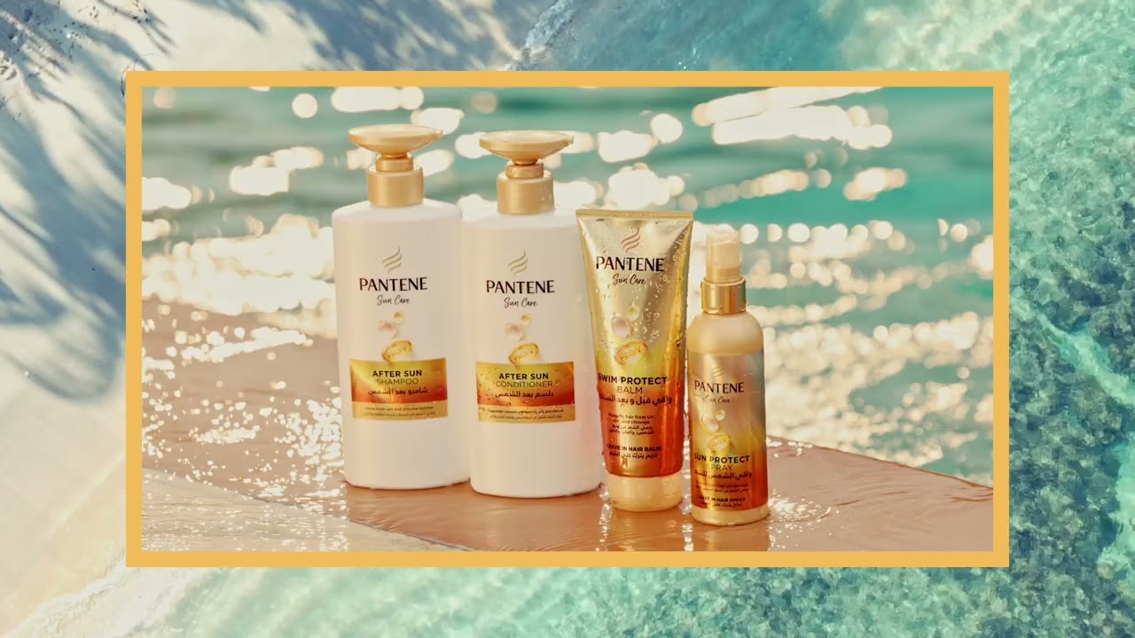 New Pantene Sun Care | Sun Protect Spray, Swim Protect Balm, and After Sun Shampoo & Conditioner