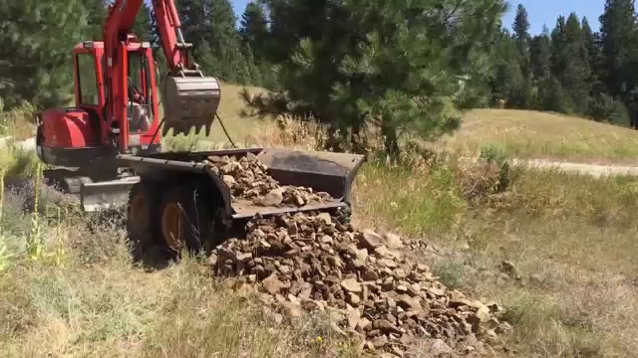 Compact Excavator Extreme Duty 2YD Dump Trailer