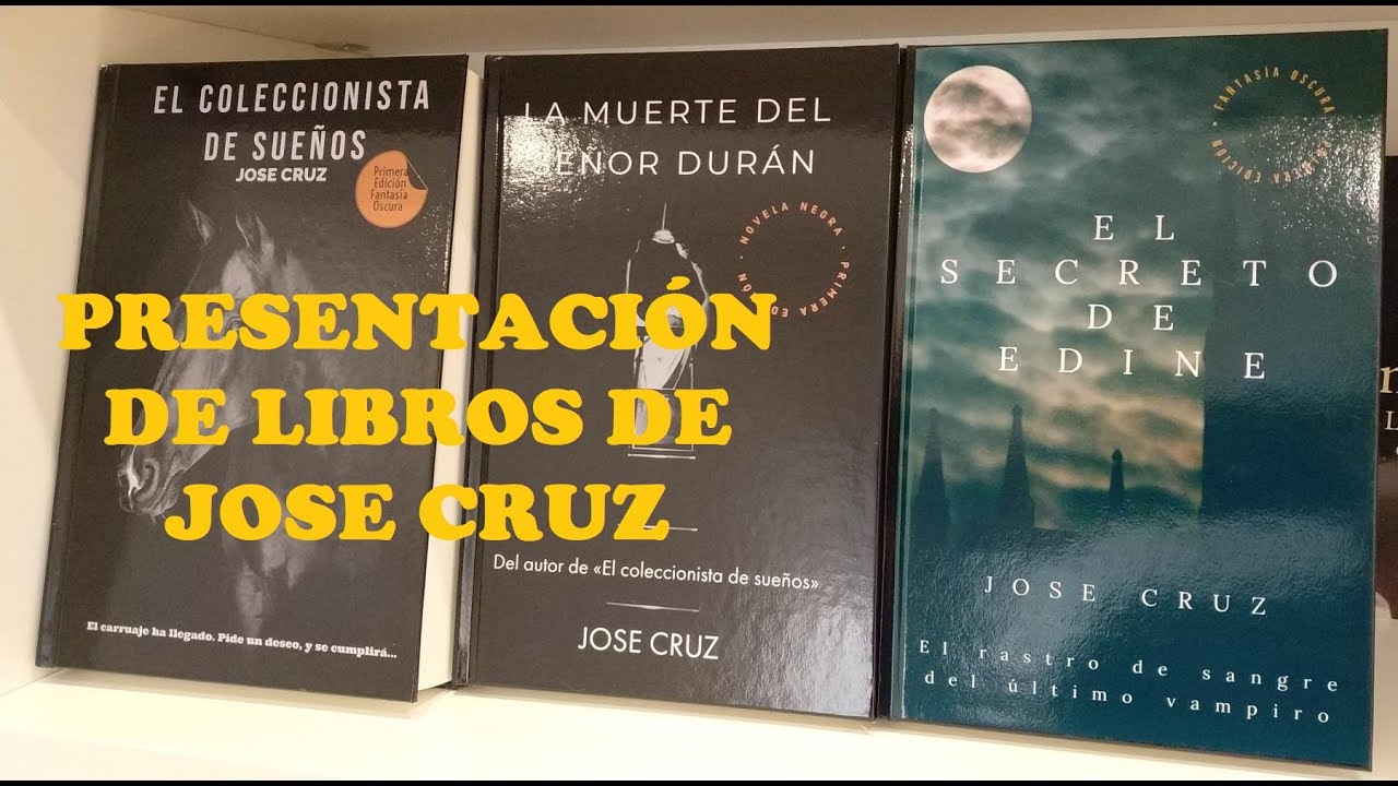 Presentación de libros publicados por Jose Cruz 25/3/22