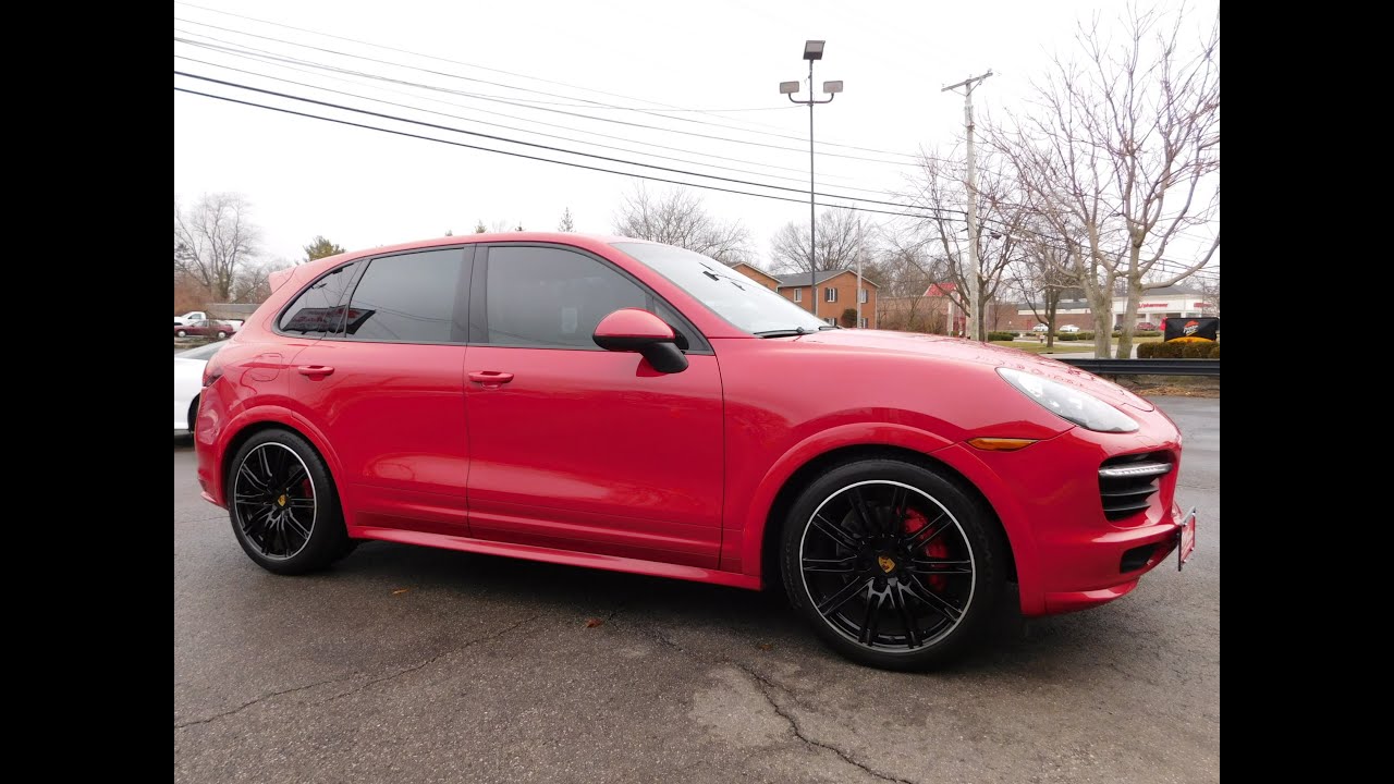 2013 Porsche Cayenne GTS-Carmine Red, $107K MSRP, Pano Roof, BOSE, Carbon Fiber, 21