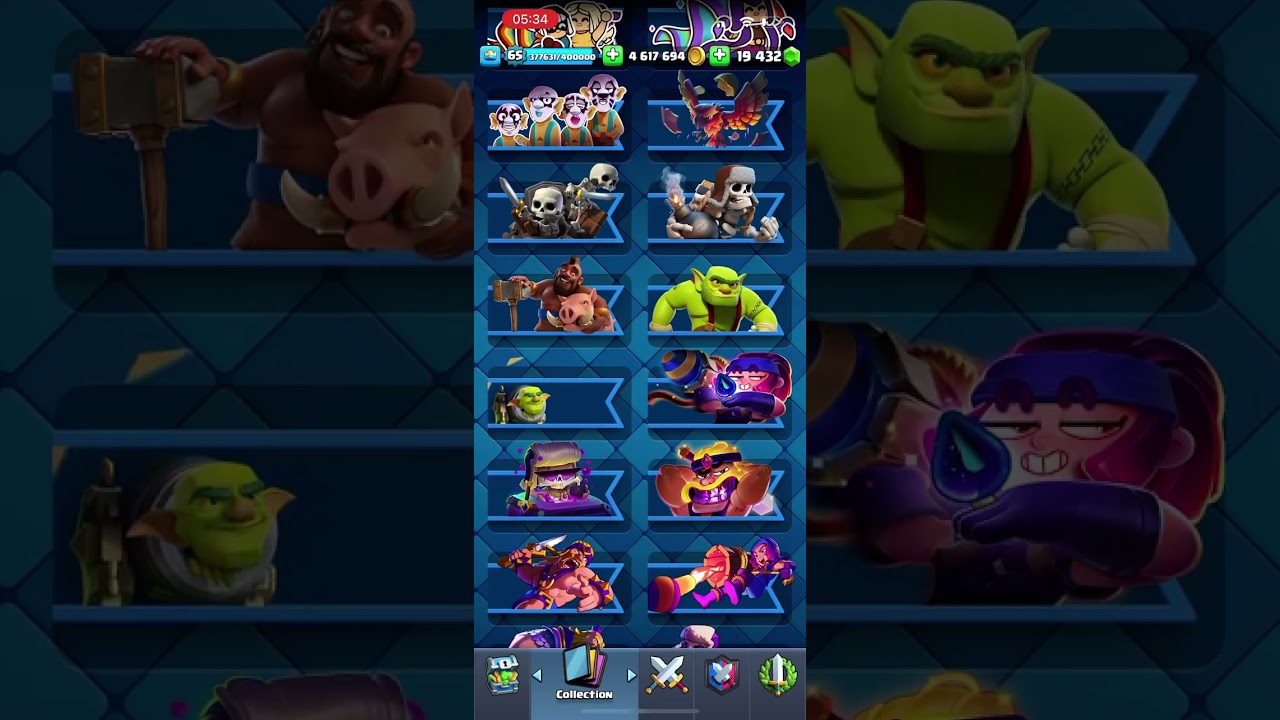 All Clash Royale banner collections