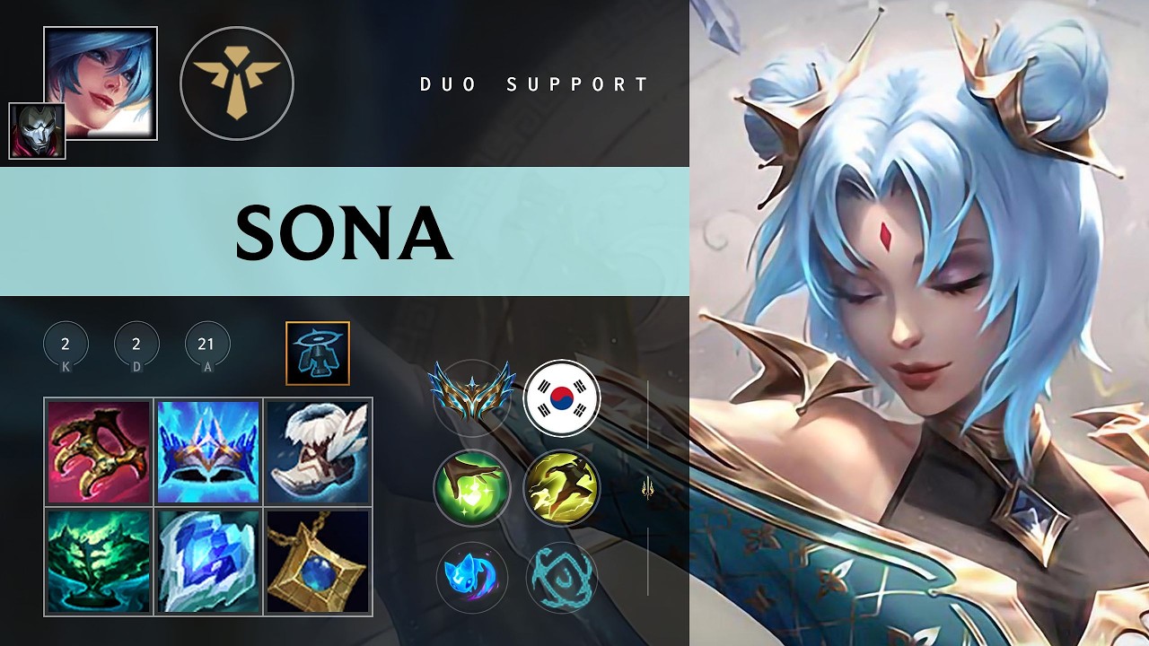 Sona Support vs Bard - KR Challenger Patch 26.09