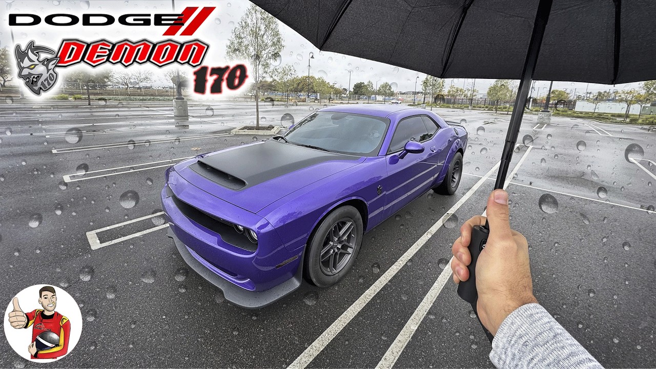 What's it Like to Drive my Dodge Demon 170 in the Rain (POV)