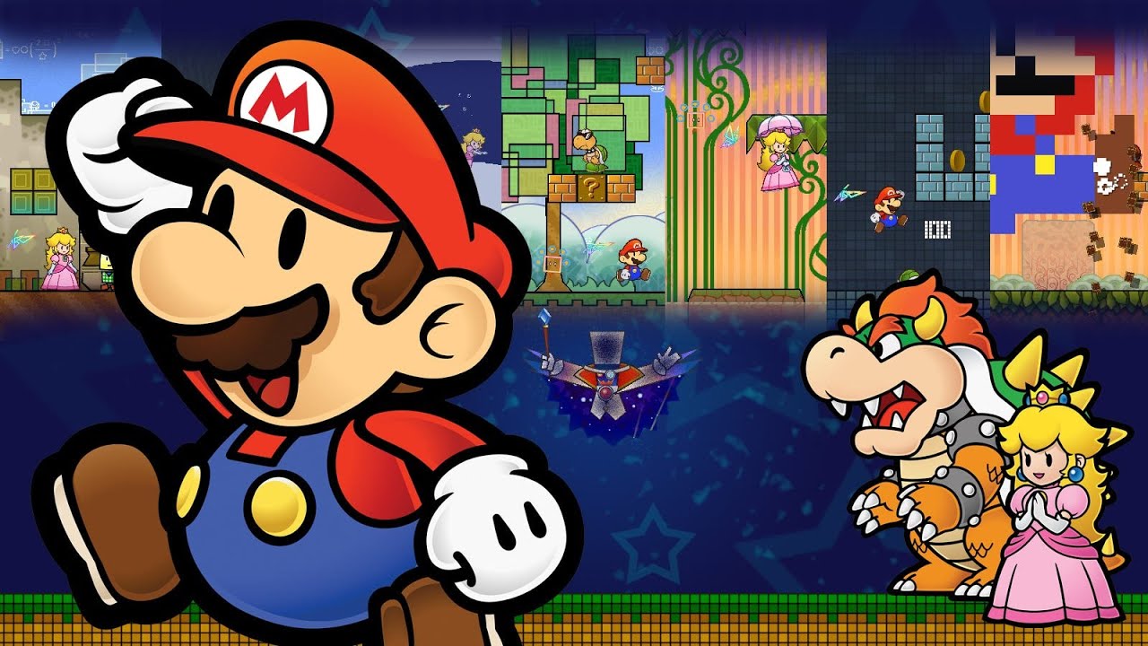 Super Paper Mario but I can't read