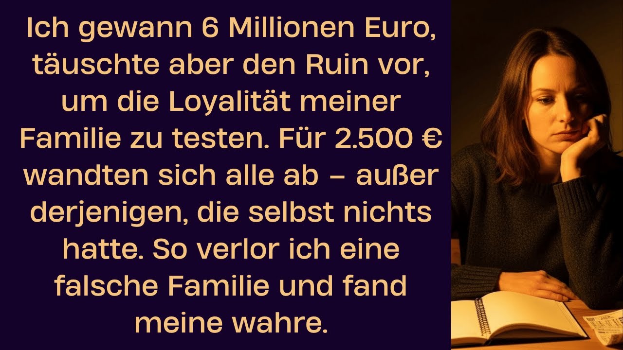 Ich habe 6 Millionen € gewonnen, aber so getan, als wäre ich arm: Die Lektion meines Lebens!
