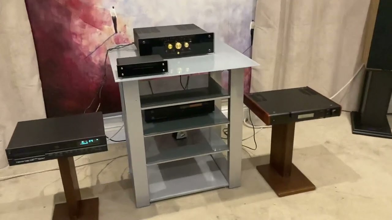 California Audio Labs Icon MKII, Electrocompaniet ECI-1 amp, Duntech PCL25, Tanberg 4031 tuner