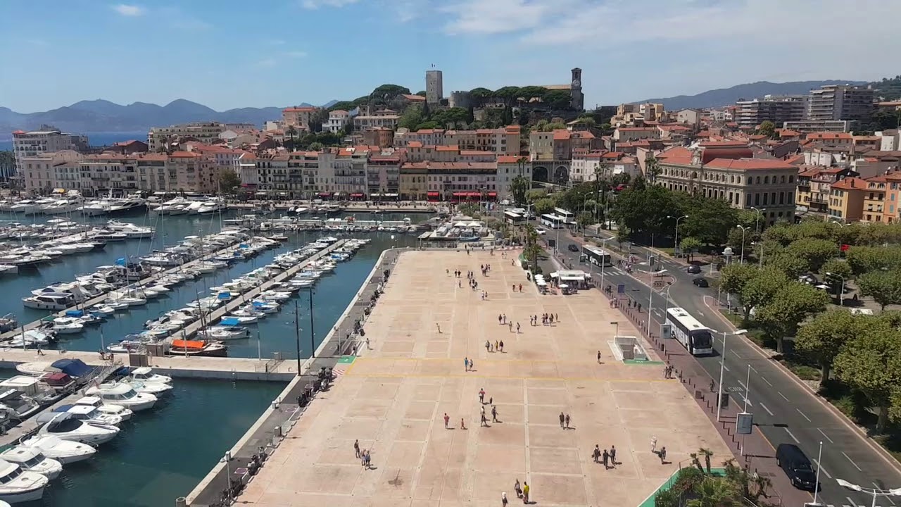 Cannes panorama depuis la Grande Roue 2017