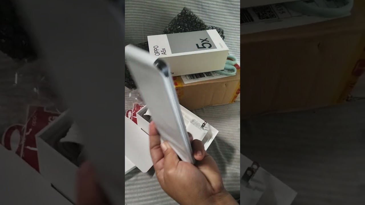 Unboxing oppoA5x for my son😍