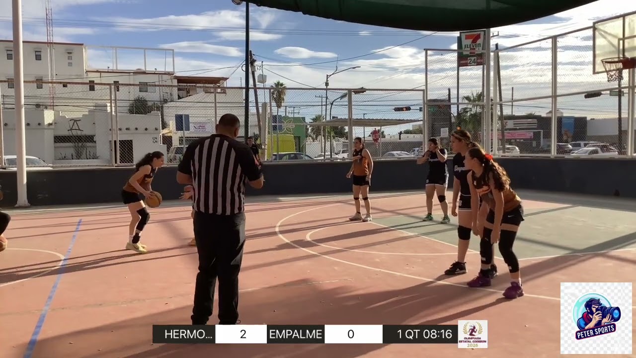 Olimpiada estatal CONADE 2026 3x3 FEMENIL HERMOSILLO VS EMPALME