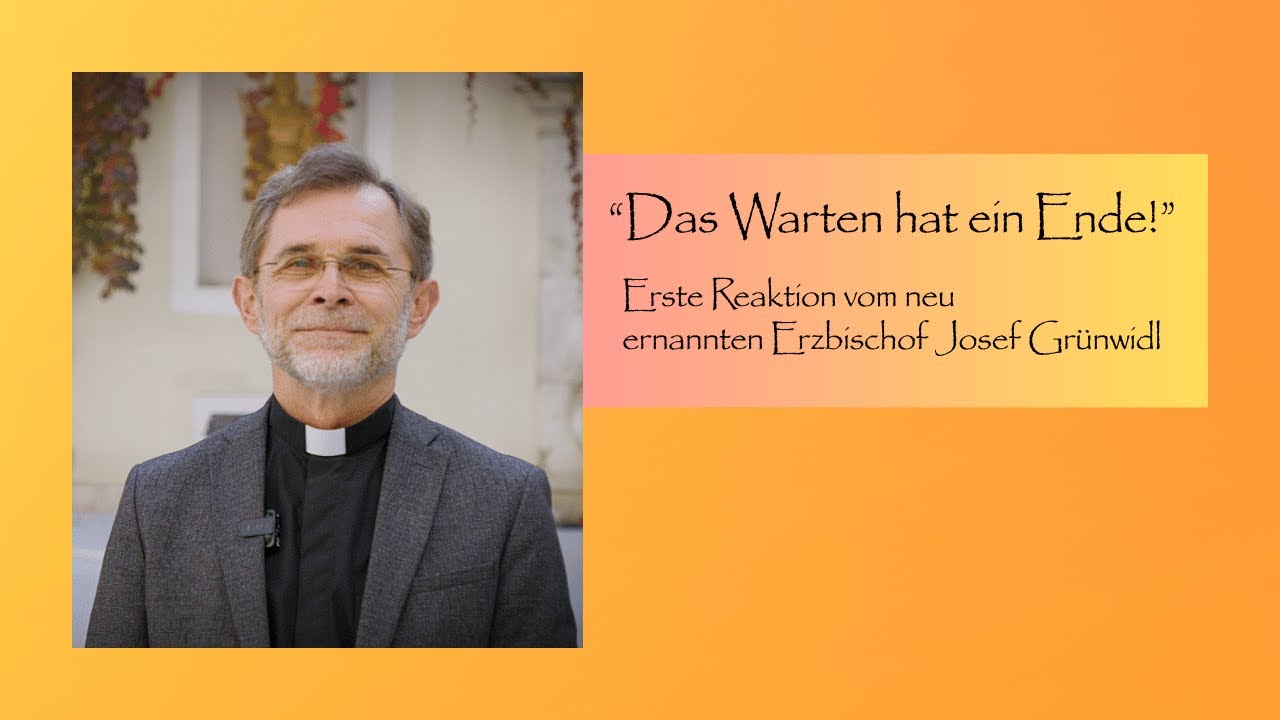 Neu ernannter Erzbischof Josef Grünwidl: 
