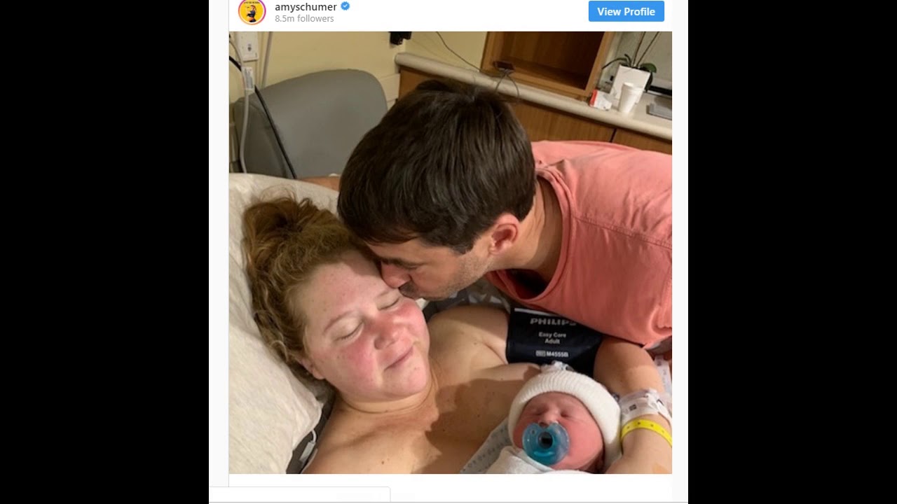 AMY SCHUMER Welcomes First Child [PHOTO]
