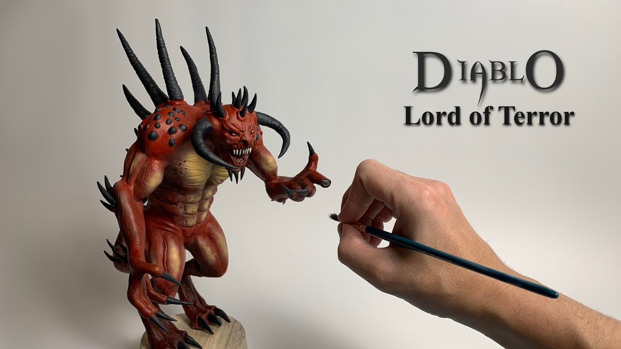 I Make Lord Of Terror from Diablo / Polymer Clay