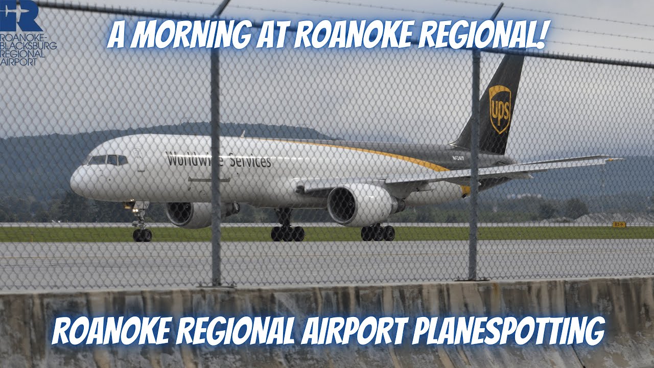 Amateur Planespotting at Roanoke #2! - KROA - Wavering