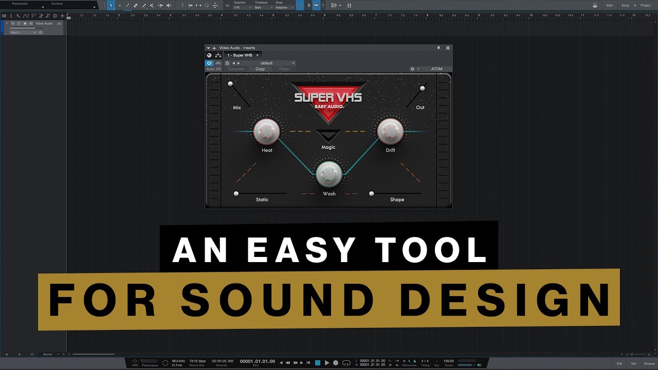 An Easy Tool for Sound Design | Baby Audio's Super VHS Review/Demo