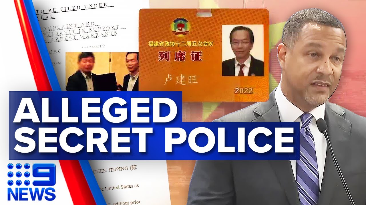 &lsquo;We are onto you&rsquo;: Two arrested over alleged secret Chinese police outpost in NYC | 9 News Australia