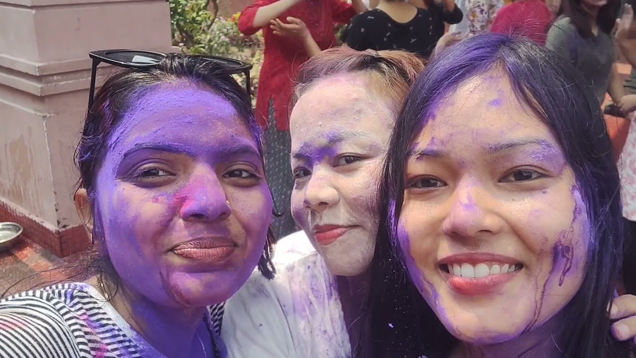 Holi celebration 2021 @Pobitara_Hostel @Tezpur_University