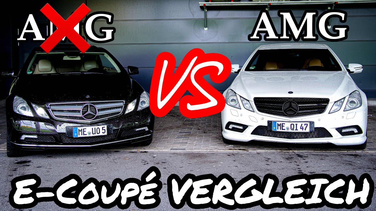 AMG VS. NO AMG /LOHNT SICH AMG ? DIREKTER VERGLEICH / Mercedes c207
