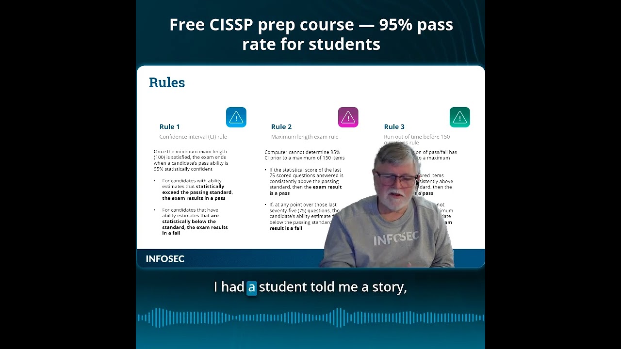 95% CISSP exam pass rate #cisspexam #cissptraining