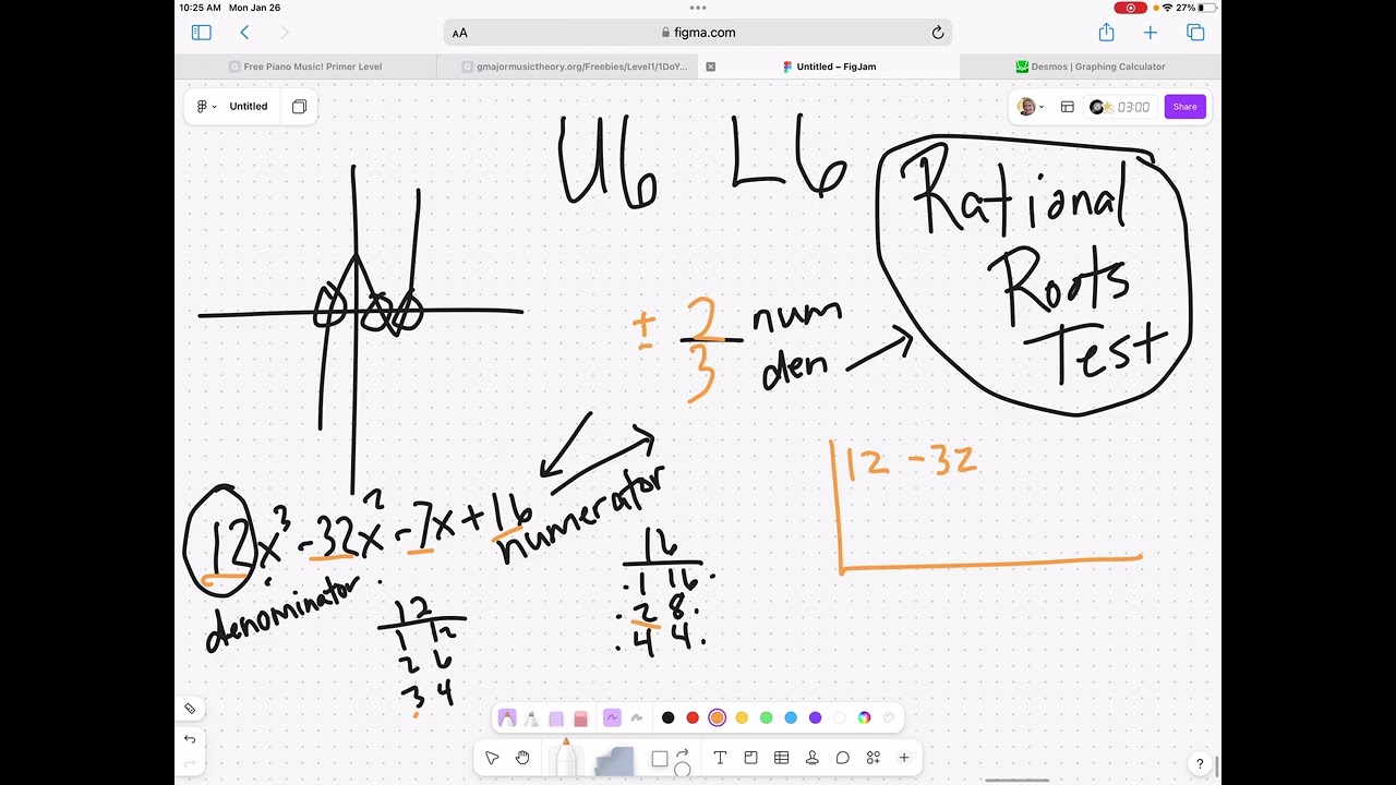 U6 L6 Rational roots