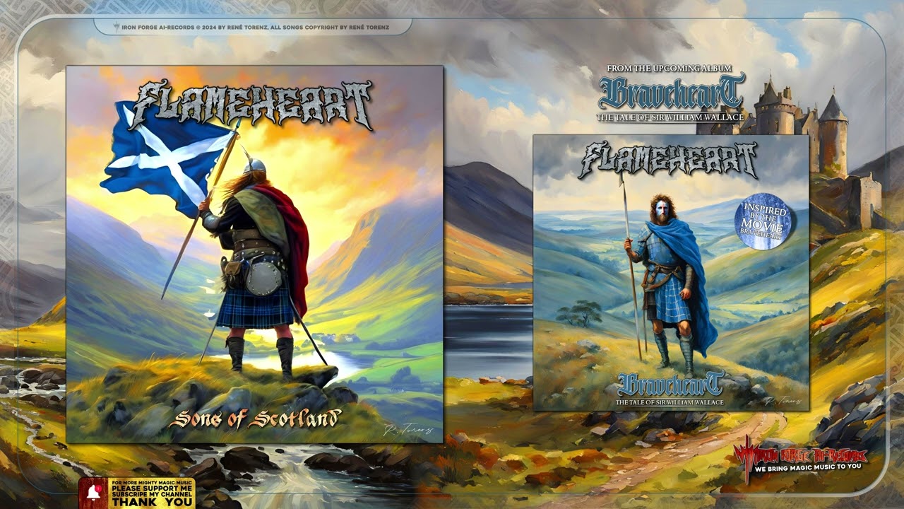 Flameheart - Sons of Scotland (Final Single from the upcoming Album: Braveheart)