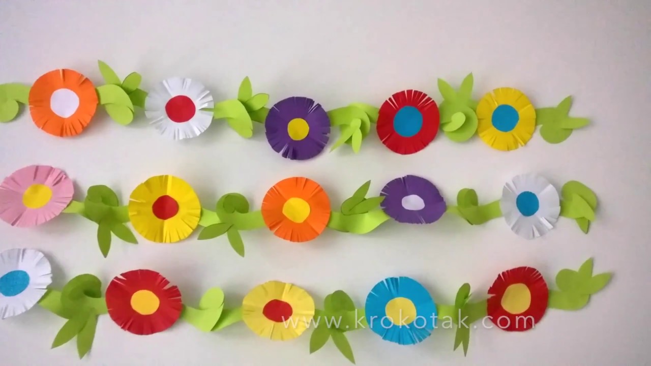 Paper Flower Garland