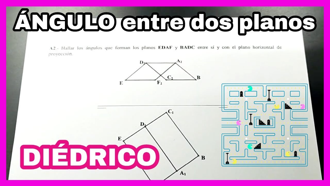 DIÉDRICO - ángulo entre DOS CARAS 😄😏