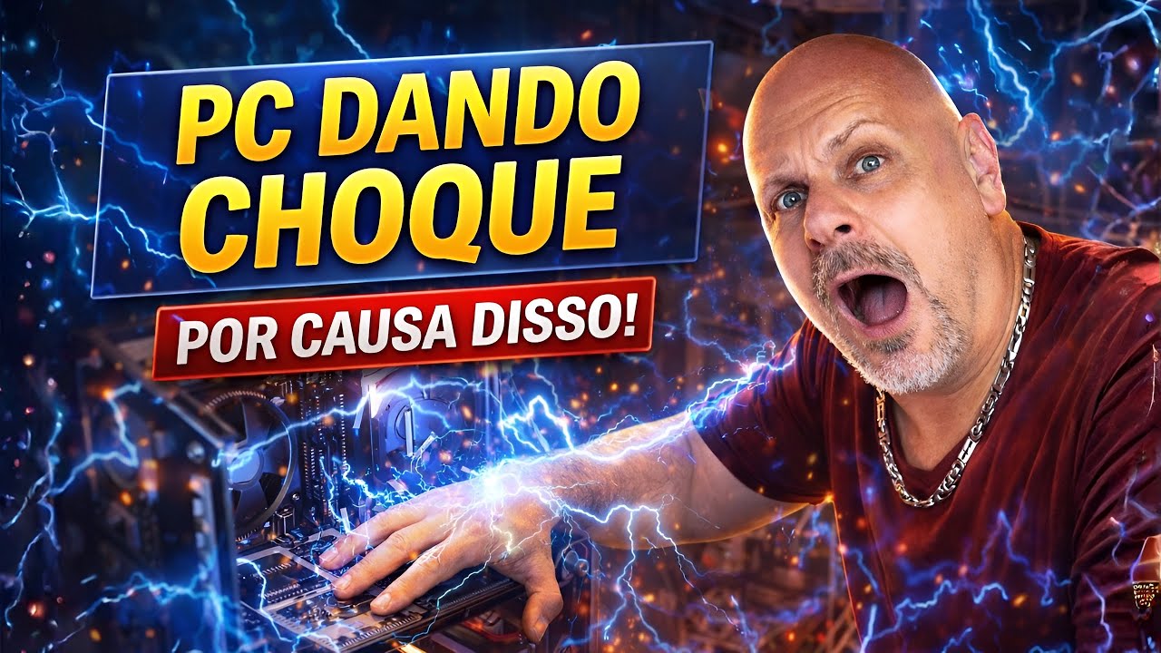 PC dando CHOQUE - Resolvi o PROBLEMA (VEJA ONDE ESTAVA O DEFEITO) Nem acredito que era só isso