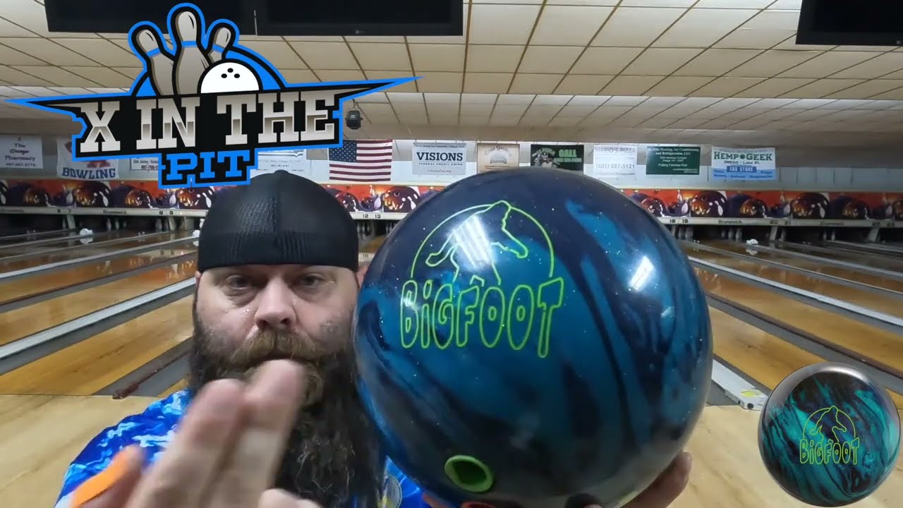 Bigfoot Hybrid By Radical! Bowling ball review! 4k