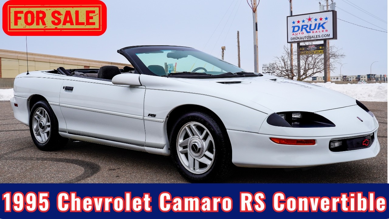 Chevrolet Camaro RS Convertible 1995 года выпуска **ПРОДАЕТСЯ** 13 980 долларов США * #usa #camar...