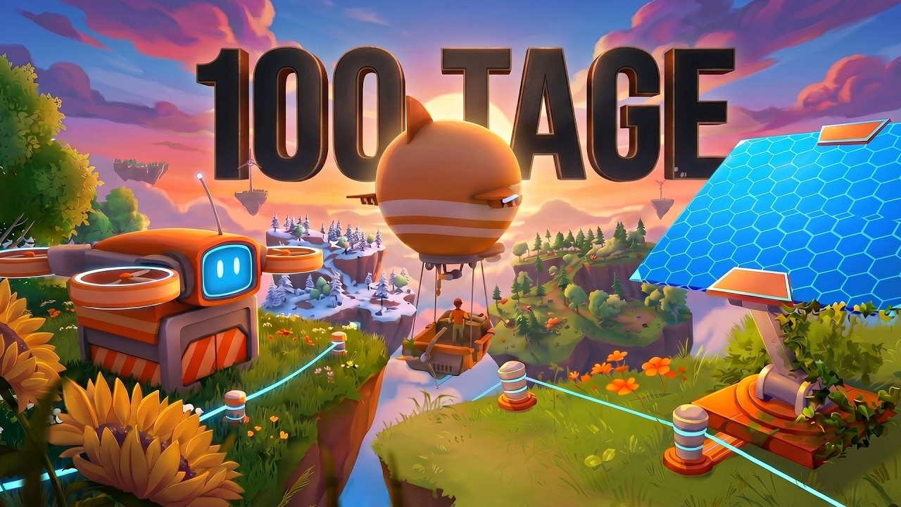 Ich habe 100 Tage Solarpunk gespielt und 100% abgeschlossen