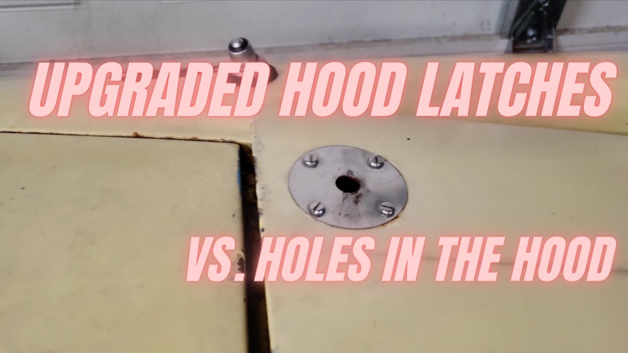 Upgrading the 1968 Datsun with modern hood pins - now the hood closes!!!