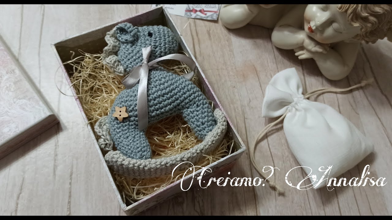 Amigurumi horse cavallo a dondolo crochet decorazione natale culla o altro  uncinetto facile